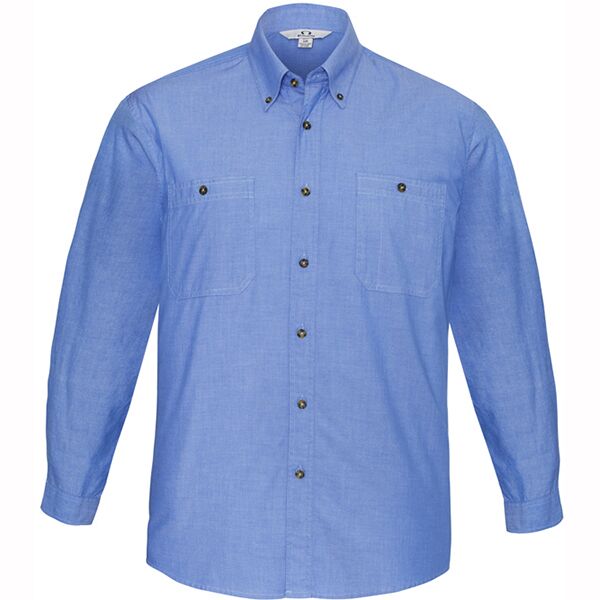 Mens Chambray Long Sleeve Thumbnail
