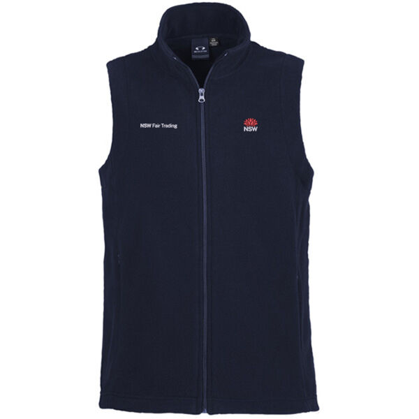 BIZ-PF905 Ladies Plain Micro Fleece Vest Thumbnail
