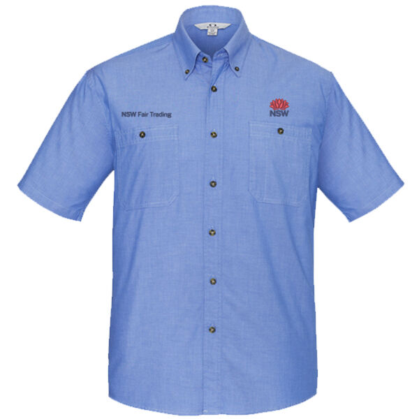 BIZ-SH113 Mens Wrinkle Short Sleeve Shirt Thumbnail