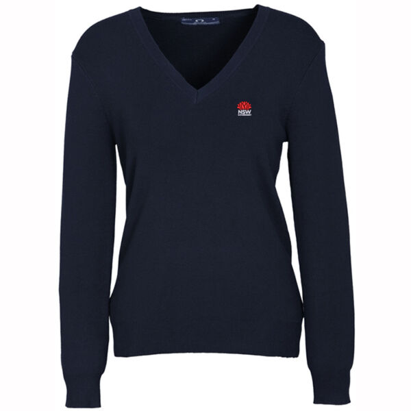 BIZ-LP3506 Ladies V-neck Pullover NSW Government Thumbnail