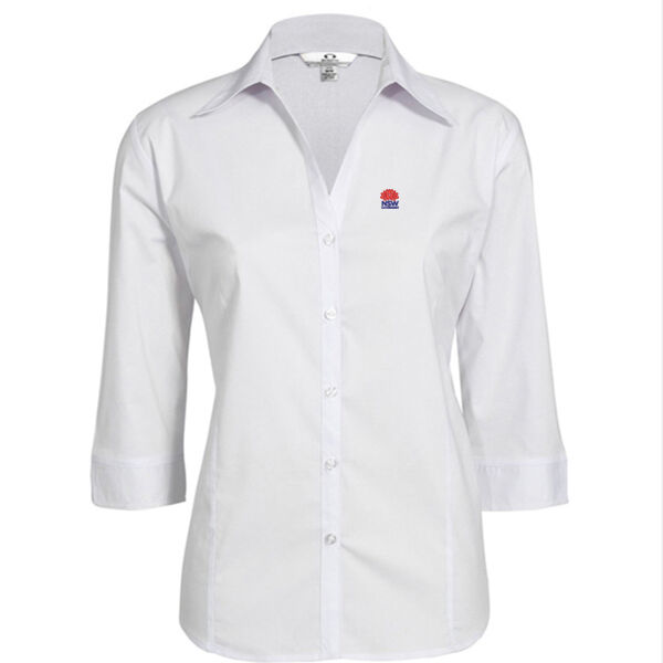 BIZ-LB7300 Ladies Metro 3/4 Sleeve Shirt Thumbnail