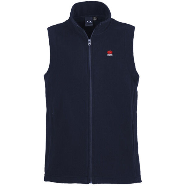 BIZ-PF905 Ladies Plain Micro Fleece Vest NSW Government Thumbnail