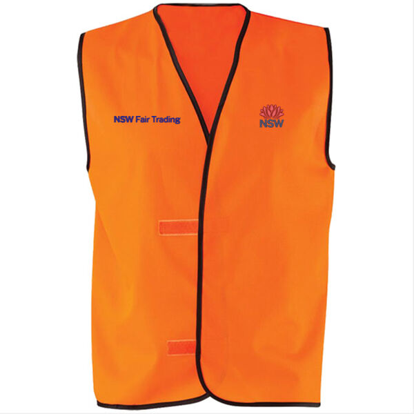NSW Fair Trading Hi Vis Vest Thumbnail