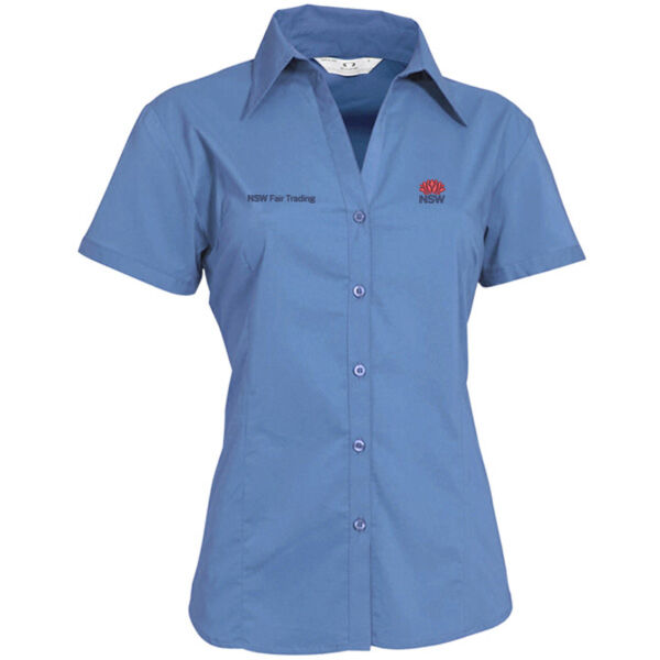 BIZ-LB7301 Ladies Metro Short Sleeve Shirt Thumbnail